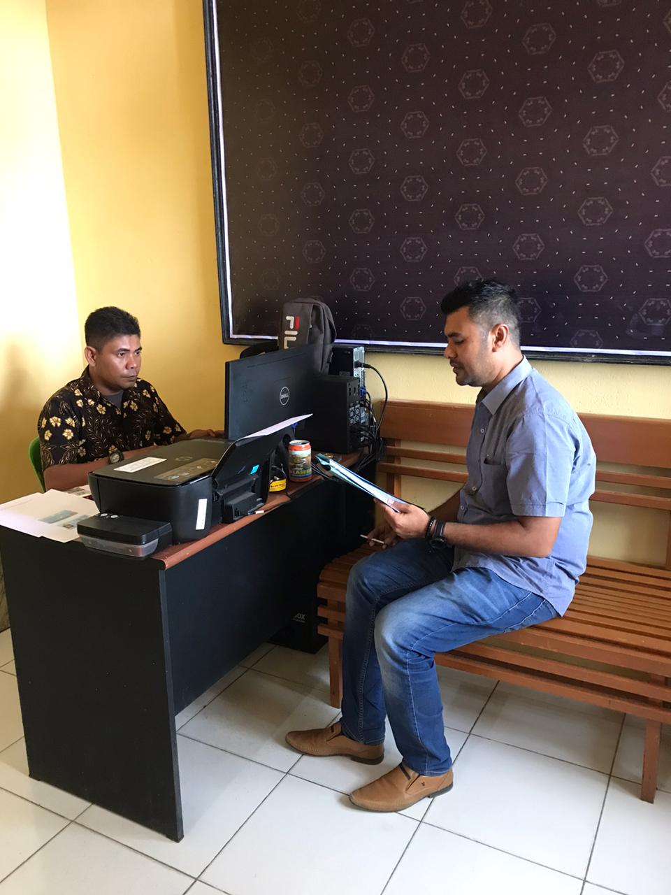 Anggota DPRK Abdya Lapor Penyebar Hoak ke Polres Abdya
