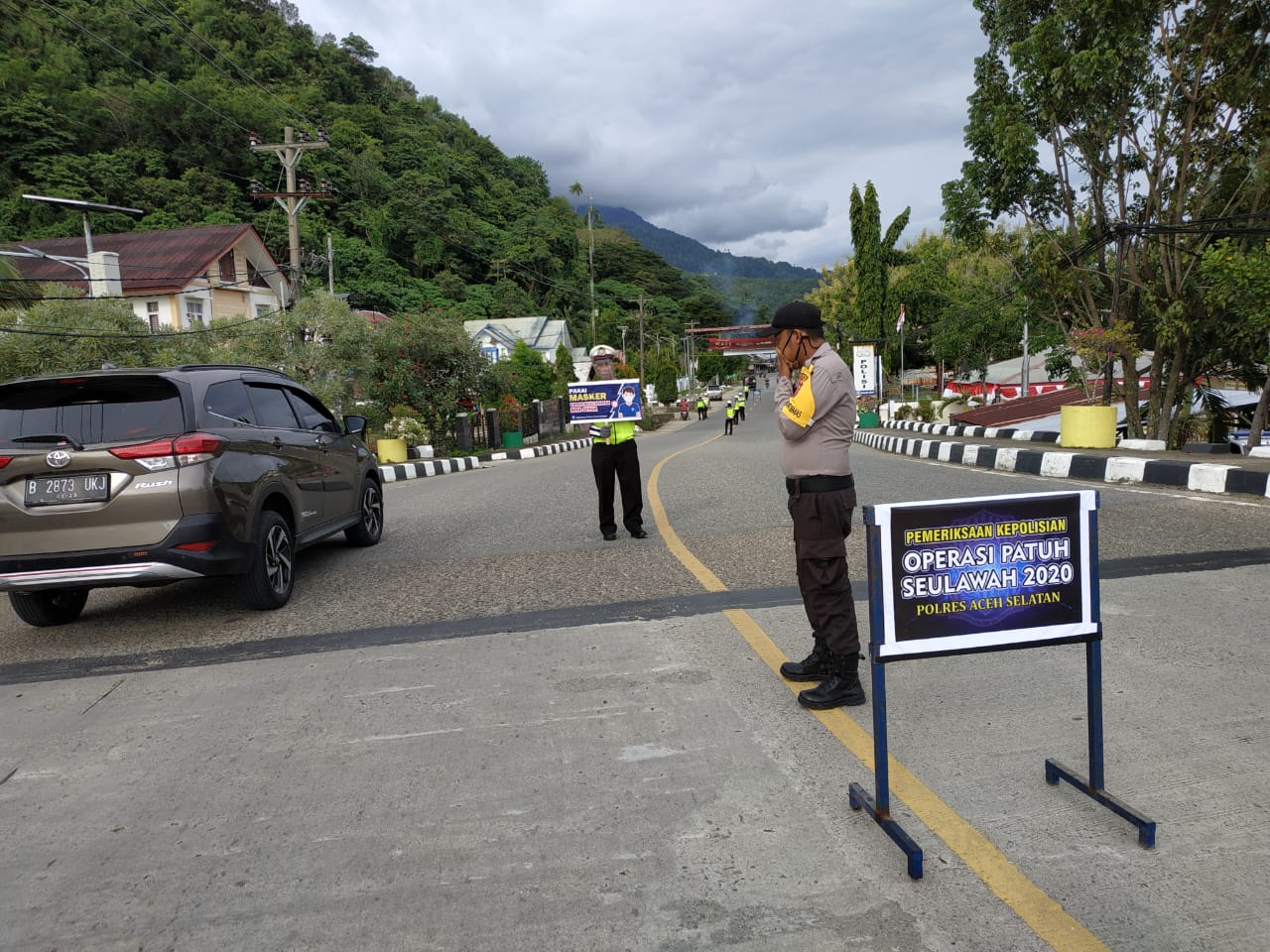 Sat Lantas Polres Asel Laksanakan Operasi Patuh Seulawah 2020