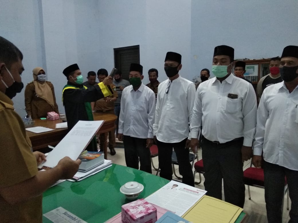 Empat Pejabat Keuchik di Abdya Dilantik