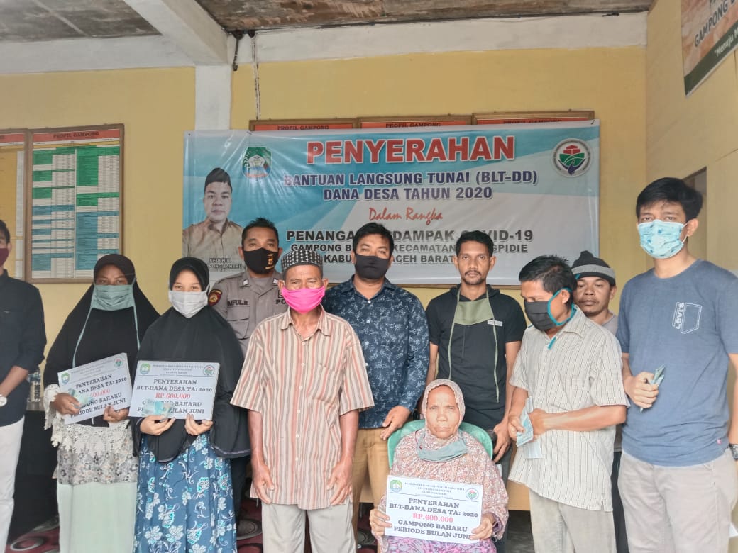 Pemerintah Gampong Baharu Salurkan BST Tahap III Kepada 88 KK