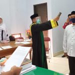 Dua Penjabat Keuchik di Kecamatan Blangpidie Dilantik