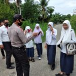 Polsek Pasie Raja Gelar Patroli Pendisiplinan Penggunaan Masker