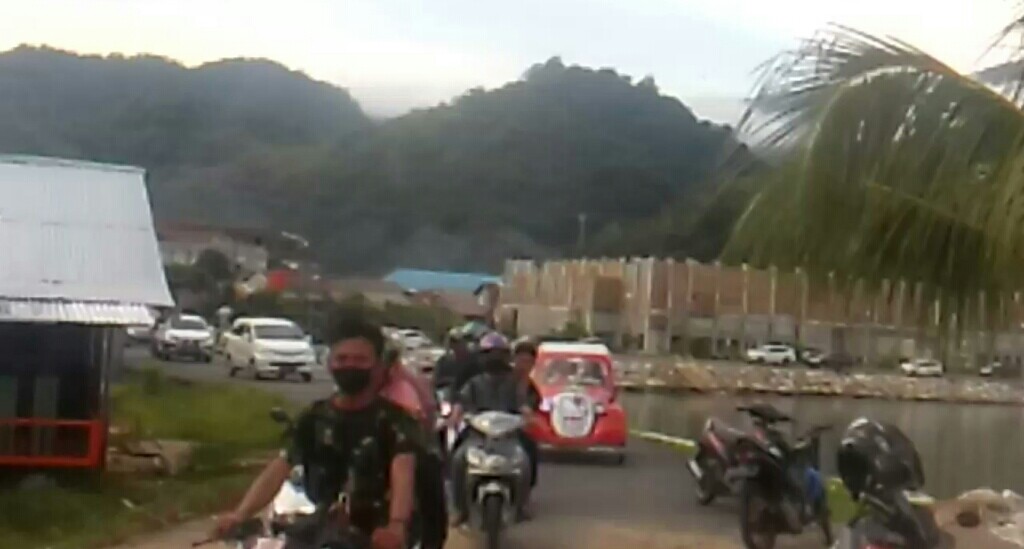 Pengunjung Padati RTH Taman Pala Indah Tapaktuan