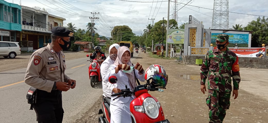 PENINDAKAN BAGI YANG TIDAK PAKAI MASKER