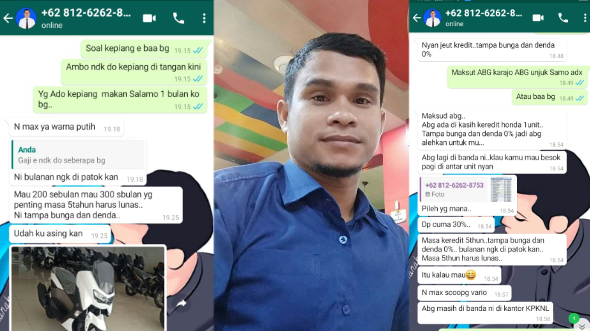 Modus Penipuan Gaya Baru, Fhoto WhatsApp Menggunakan Fhoto Orang Lain