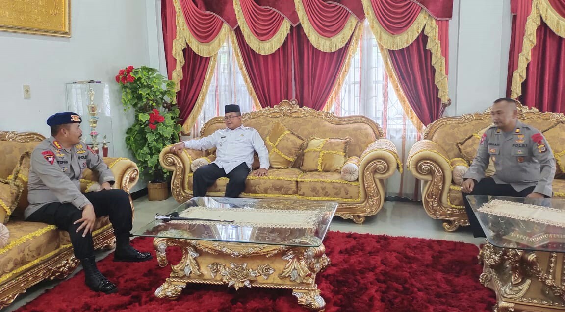 Bupati Aceh Barat Sambut Kunjungan Dansat Brimob Polda Aceh