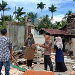 Tenaga Profesional Baitul Mal Aceh Selatan Tinjau Lokasi Abrasi Sungai Kluet