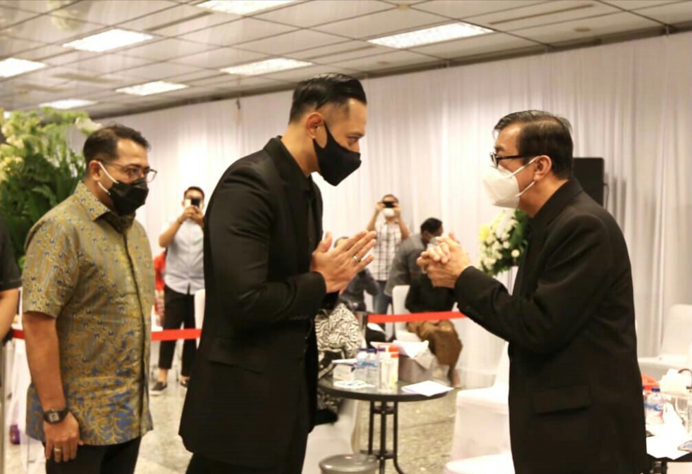 AHY Turut Berduka Atas Perpulangnya Istri Kemenkumham RI Yasonna Laoly