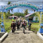 Aspotmar KASAL Mayjen TNI (Mar) Widodo Dwi Purwanto Meninjau rencana KBN Di Desa Bulu Hadek Kecamatan Teluk Dalam Kabupaten Simeulue