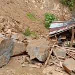 Gedung Dayah Bustanul Qurra di Labuhanhaji Terancam Longsoran Batu Besar
