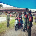 Babinsa Koramil 07/KS Ingatkan Protkes Kepada Pengguna Jalan