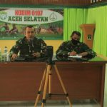 Dandim Aceh Selatan Kembali Tegaskan Penguatan Satgas Covid-19 dan Posko PPKM