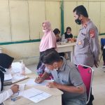 46 siswa MTSS Kedai Runding Kluet Selatan Divaksin, Ini Pesan Kapolsek