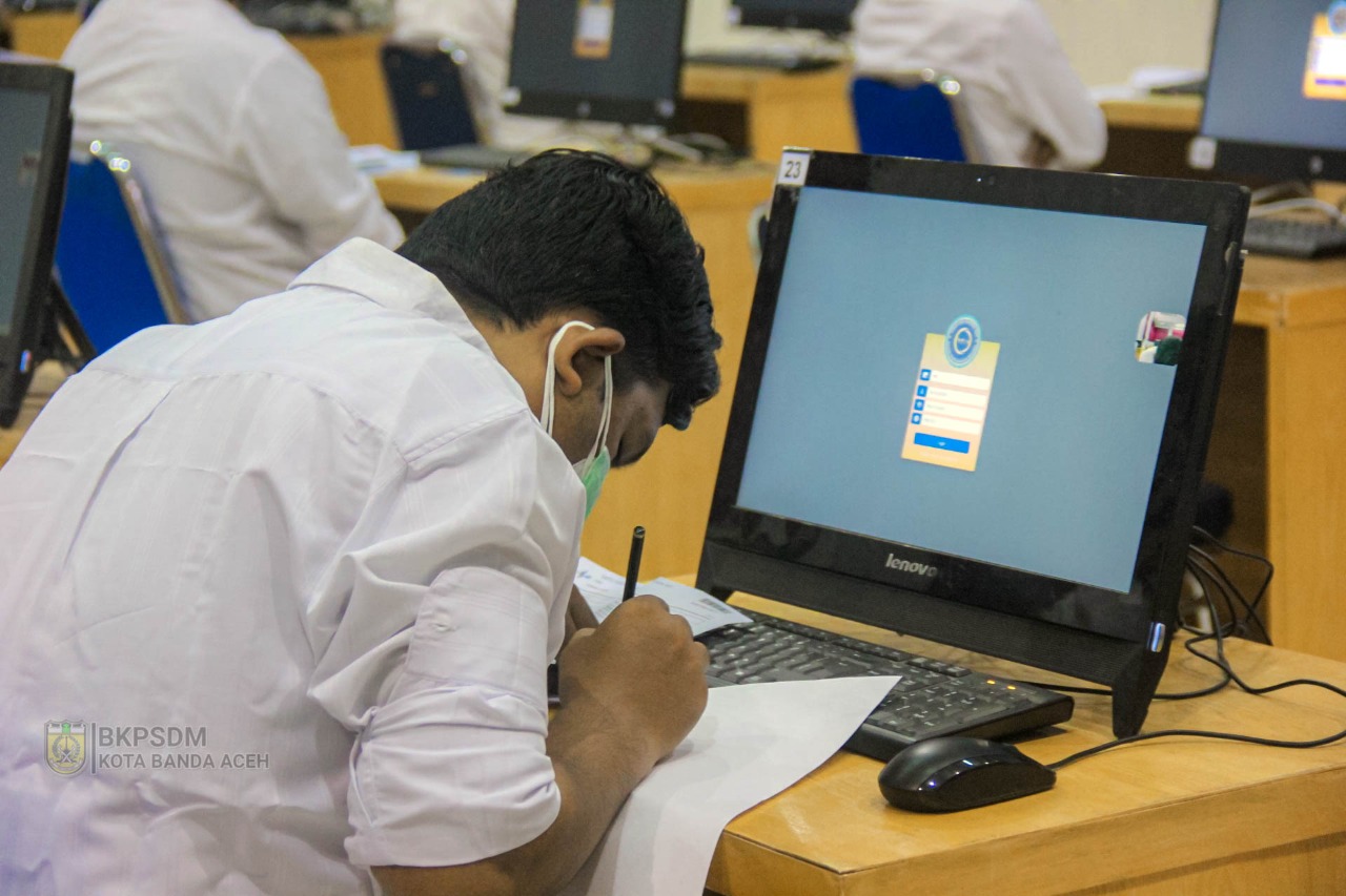 Hari Terakhir Ujian SKD CPNS Pemko Banda Aceh, Segini Peserta Yang Hadir