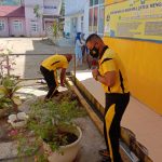 Personil Batalyon C Pelopor Sat Brimob Polda Aceh Gelar Baksos Di Uptd Puskesmas Ladang Rimba