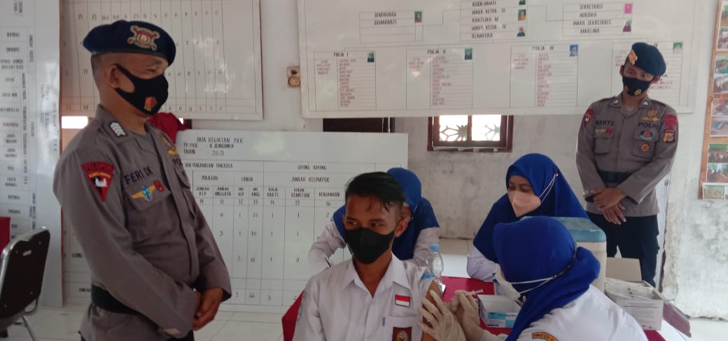 Brimob Aceh Sediakan Gerai Vaksin Di Beberapa Titik Di Aceh Selatan