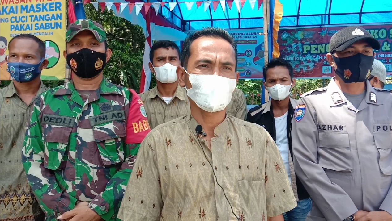 Warga Alurmas Antusias Ikuti Vaksinasi Covid-19, Zainal : Kami  Sangat Mendukung Program Pemerintah, Mohon Perhatikan Desa Kami