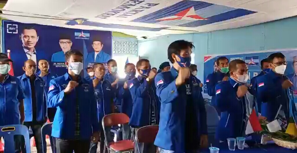 DPC Partai Demokrat Asel Ikuti Peringatan HUT ke-20 Partai Demokrat Secara Virtual