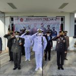 Upacara Virtual dan Syukuran Dalam Rangka HUT TNI Ke -76 Di Mako Lanal Simeulue