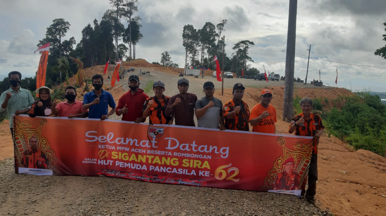 HUT ke-62, Ormas Pemuda Pancasila Buka Gerai Vaksin Dan Kegiatan Sosial di Sigantang Sira