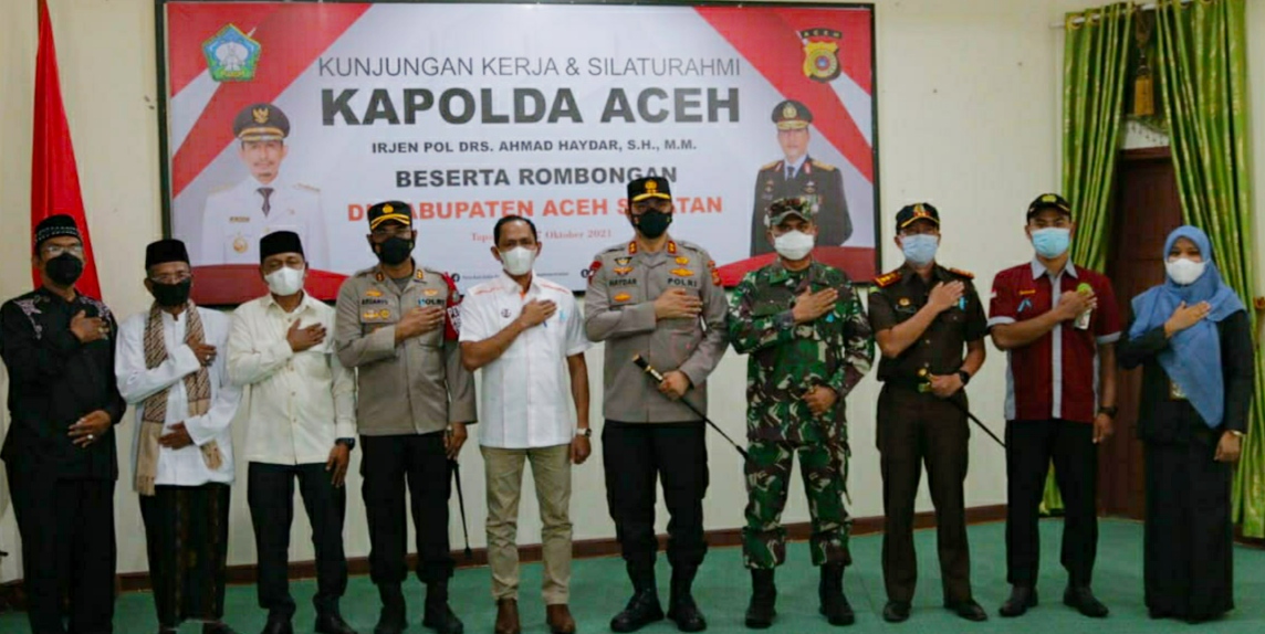 Hadiri Tatap Muka Dengan Kapolda Aceh, Ini Kata Dandim Aceh Selatan