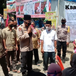 Warga Alurmas Antusias Ikuti Vaksinasi Covid-19, Kapolres Aceh Selatan Tinjau Pelaksanaannya