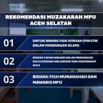 Tastafi Aceh Selatan Apresiasi Dan Dukung Penuh Rekomendasi Muzakarah MPU Aceh Selatan 2021
