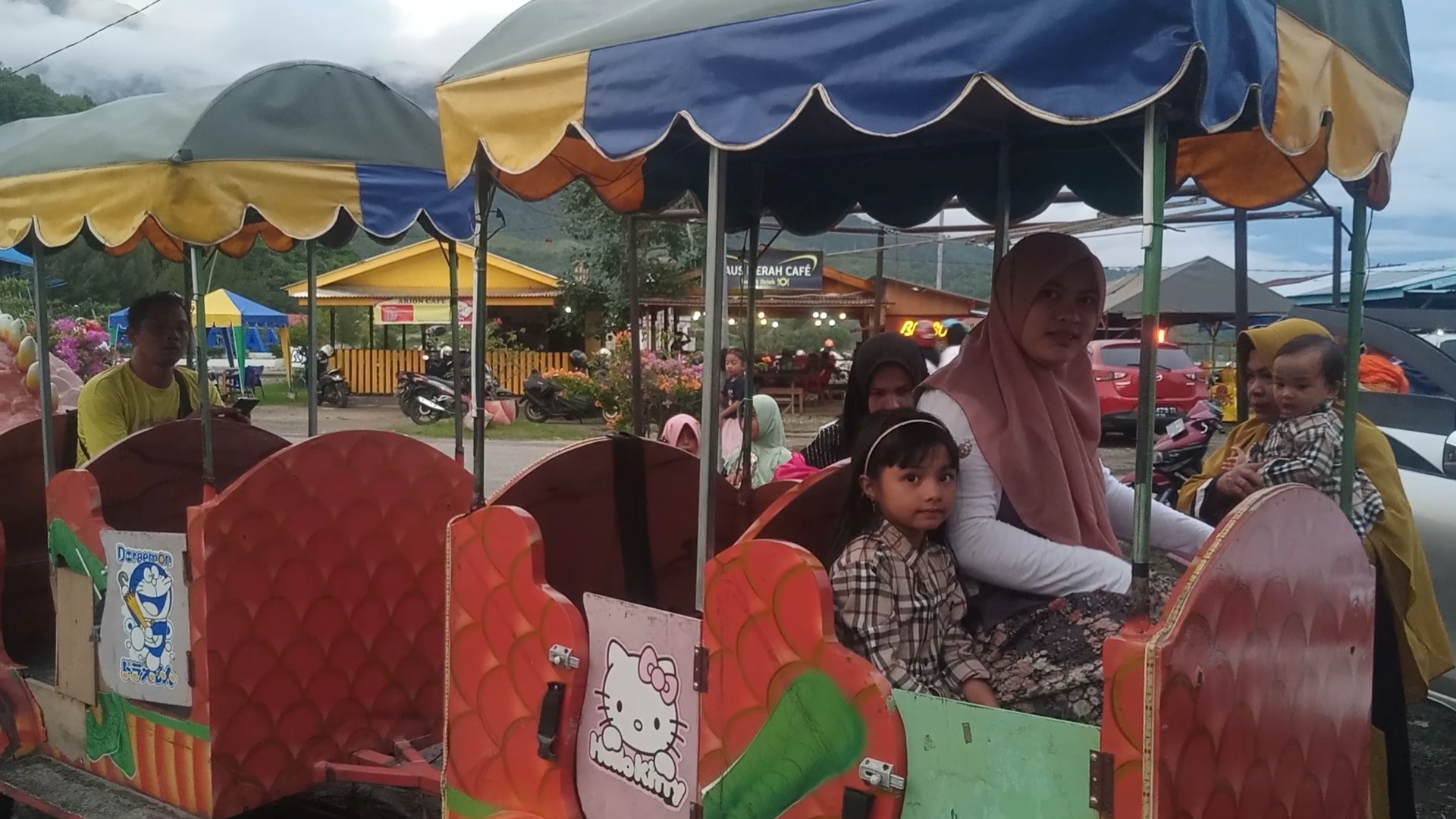 Odong-odong Kepala Naga di RTH Tapaktuan Digemari Anak – Anak