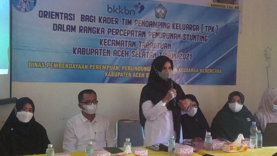 DP3AKB Aceh Selatan Gelar Orientasi Percepatan Penurunan Stunting