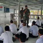 Danlanal  Simeulue Berikan Pengarahan Kepada Calon Siswa Bintara Dan Tamtama PK TNI AL TA. 2022
