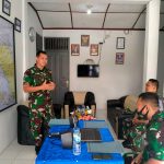 DANLANAL SIMEULUE TINJAU POS TNI AL ACEH SELATAN DAN MELAKSANAKAN VICON DENGAN DANLANTAMAL I