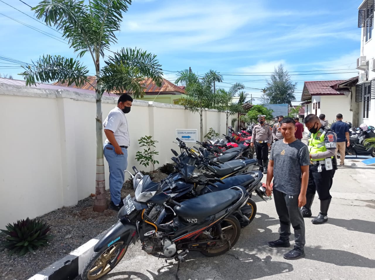 Satlantas Polres Aceh Selatan Gelar Razia Penertiban Knalpot Brong