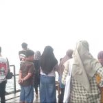 Pengunjung Nekat Menerobos Jalan Layang di Objek Wisata Tapak Tuan Tapa