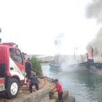 Satu Unit Boat Nelayan Terbakar di PPI Sawang Ba’u, Satu Awak Boat Meninggal Dunia