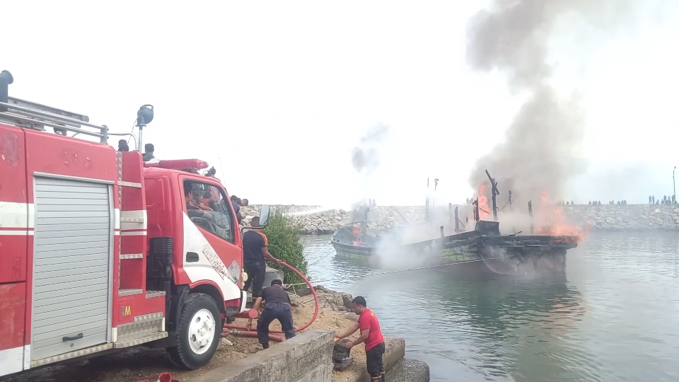 Satu Unit Boat Nelayan Terbakar di PPI Sawang Ba’u, Satu Awak Boat Meninggal Dunia
