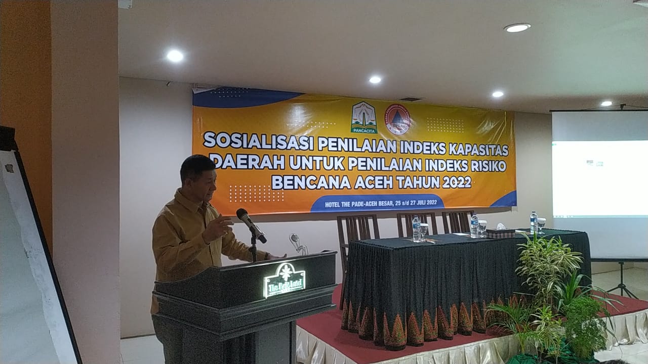 BPBA Adakan Sosialisasi Penilaian Indeks Kapasitas Daerah Untuk Penilaian Indeks Risiko Bencana di Aceh