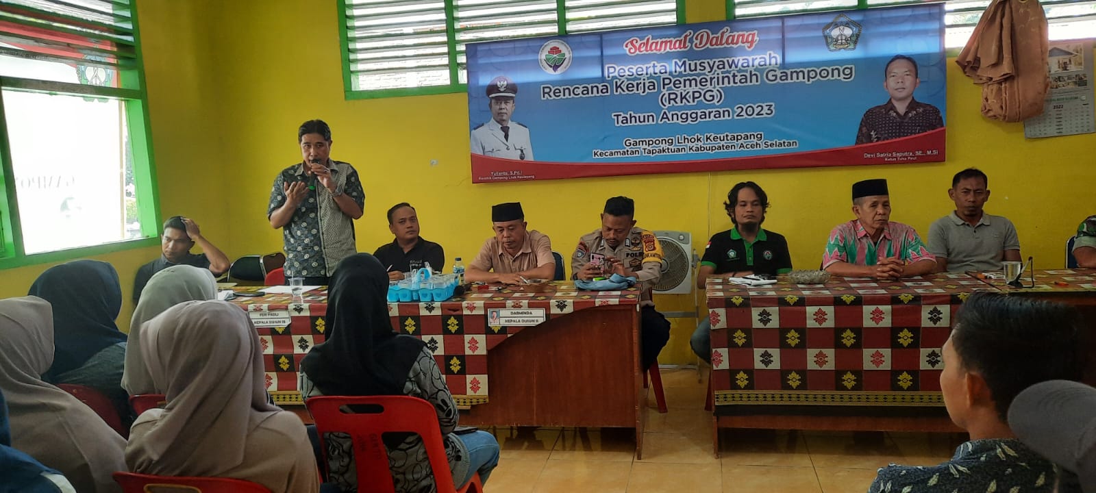 Sempat Vakum,  Pengurus Karang Taruna Lhok Keutapang  Kembali Dibentuk 