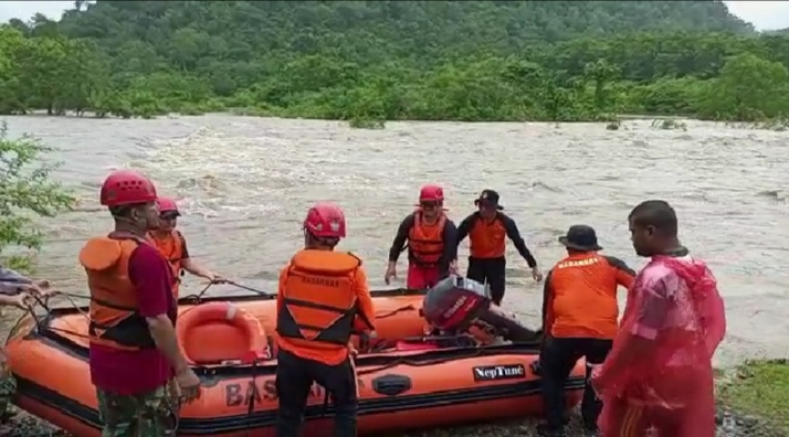 Tim Gabungan Masih Mencari Korban Hanyut di Lokasi Wisata Brayeun Aceh Besar