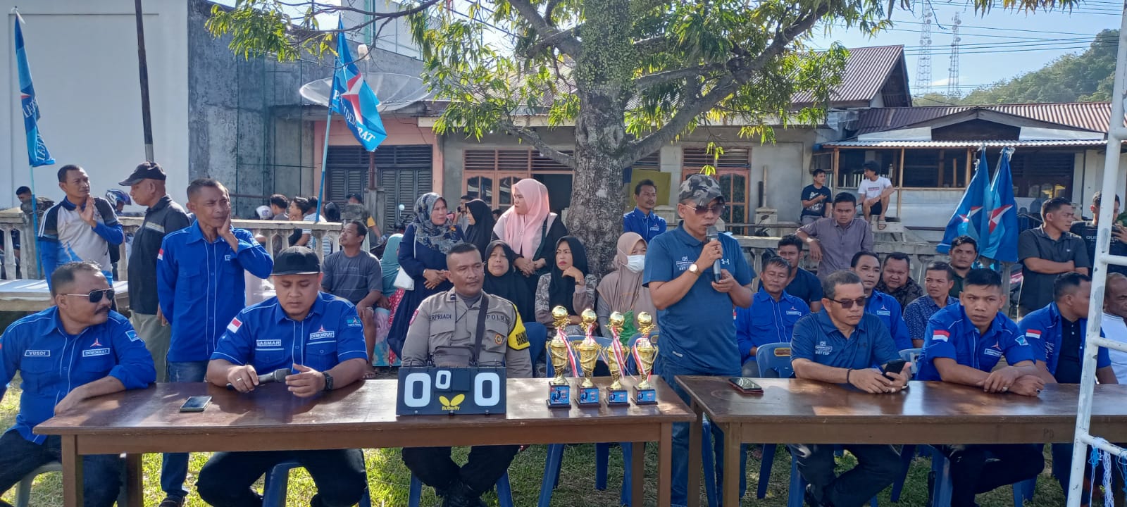 DPC Partai Demokrat Aceh Selatan Gelar Turnamen Persahabatan Volley Ball AHY Cup 2022