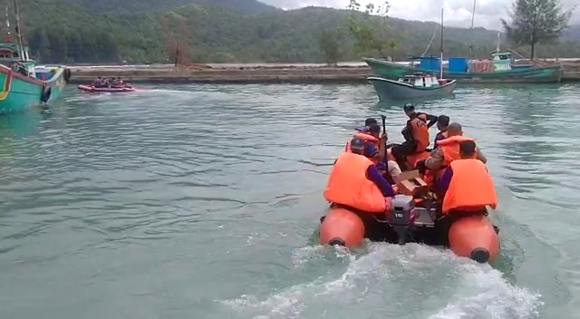 Tim Gabungan Kembali Melanjutkan Pencarian Terhadap  Korban Hanyut di Aceh Selatan 