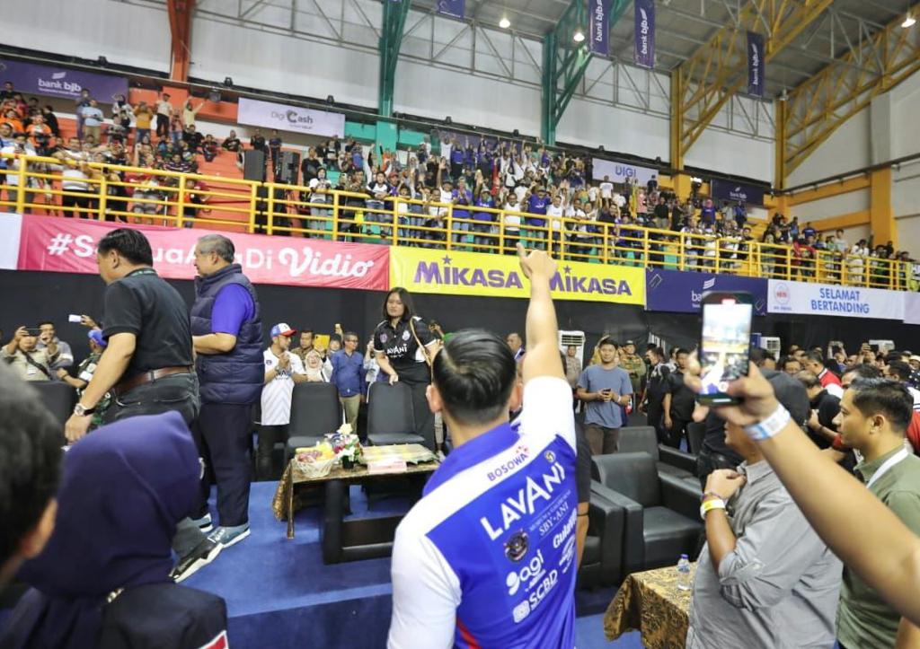 Laga Perdana LavAni di Proliga 2023, AHY: Semoga Pertahankan Juara