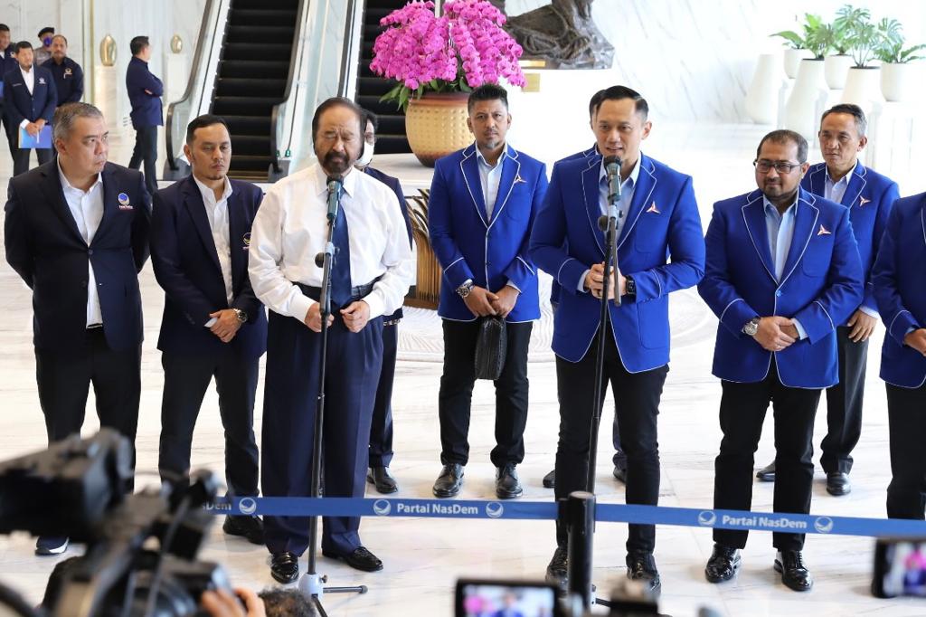 Ketum Demokrat AHY Akan Menerima Kunjungan Ketum Nasdem Surya Paloh