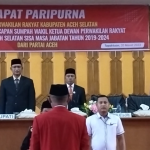 Lisa Elfirasman Dilantik Sebagai Wakil Ketua DPRK Aceh Selatan