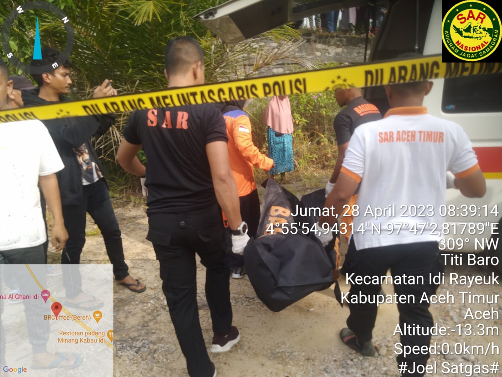 Warga Digegerkan Penemuan Mayat di Belakang Dinas Syariat Islam Aceh Timur