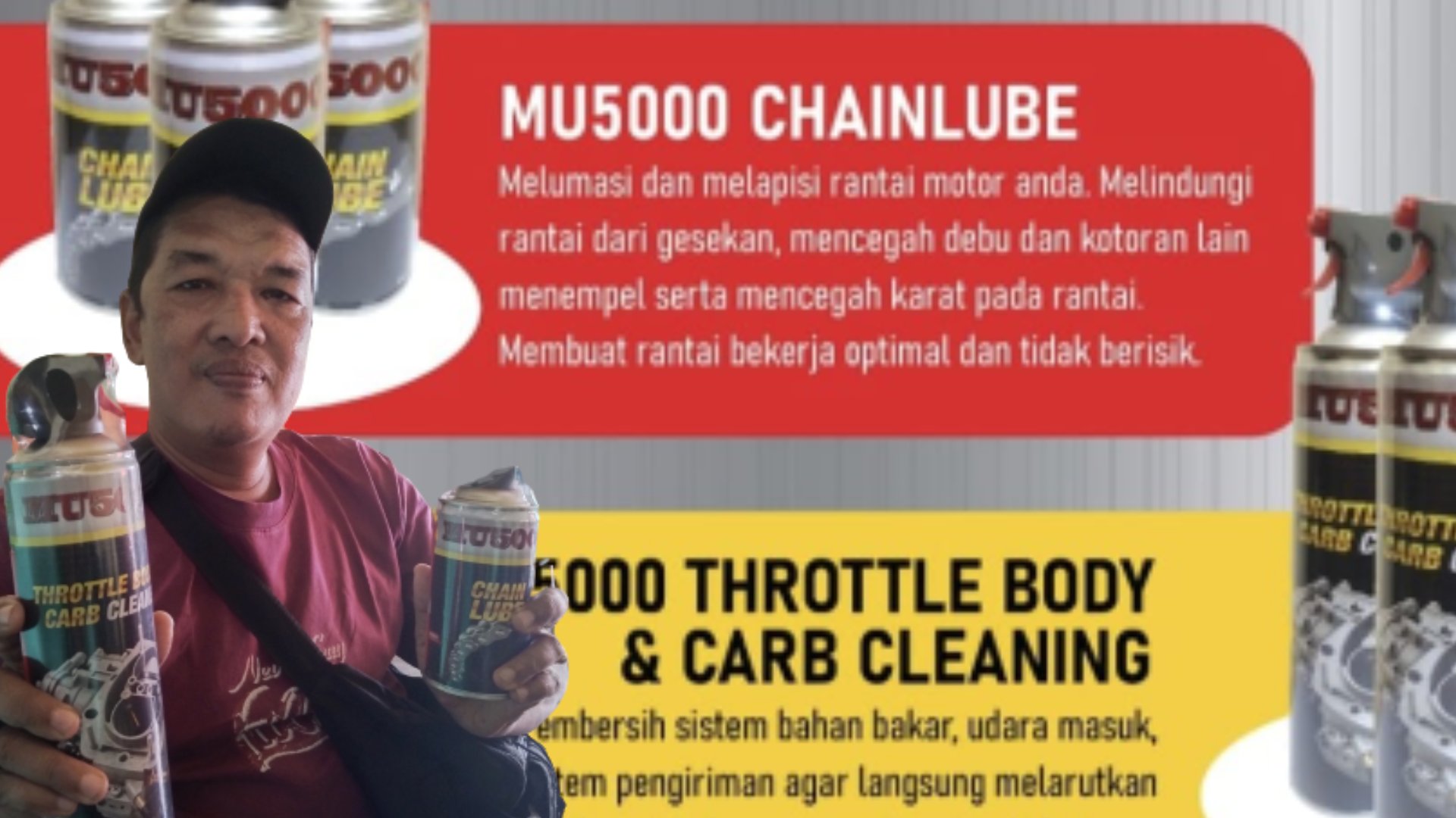 Sudah Hadir di Aceh Selatan Produk Chainlube MU5000 untuk Pembersih Rantai