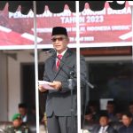 Sekda Cut Syazalisma Pimpin Upacara Hari Otonomi Daerah XXVII Sekaligus Hardiknas Tahun 2023