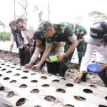 Danrem 012/TU Sambut Pj Gubernur Aceh Tinjau Lahan Poktan Teuku Umar Farm