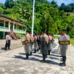 Tingkatkan Kemampuan Personil, Satuan Samapta Polres Aceh Selatan Gelar Latihan Dalmas