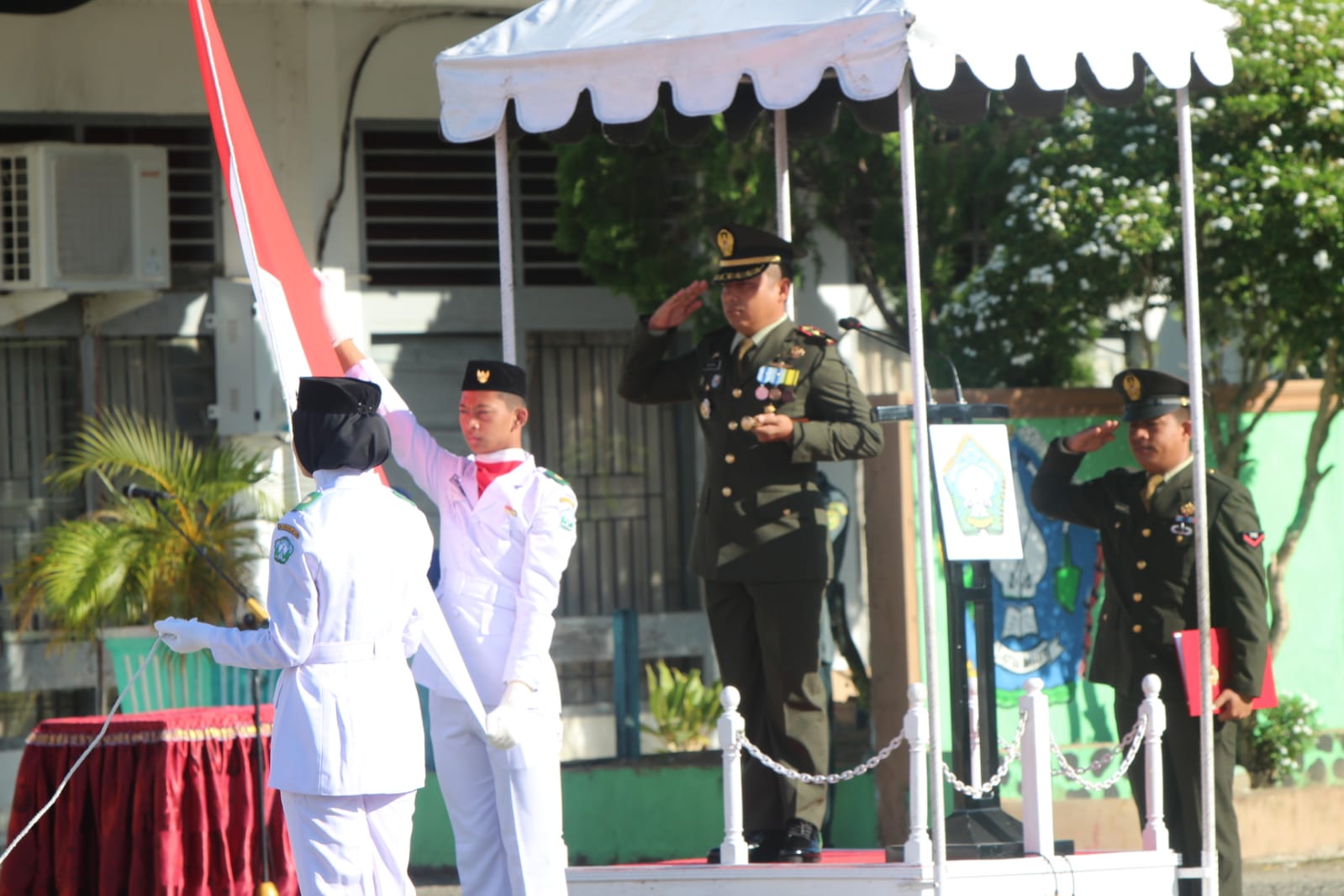 Dandim 0107/Asel Pimpin Upacara Peringatan Hari Lahir Pancasila