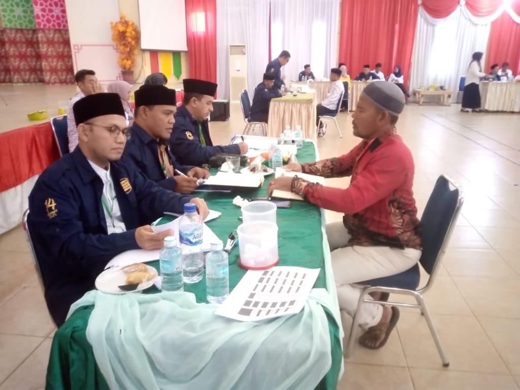 Sejumlah Caleg DPRK Partai Aceh Tes Baca Al-qur’an
